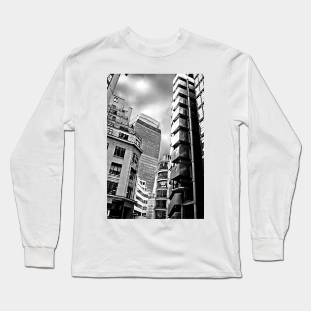 20 Fenchurch Street Walkie-Talkie Lloyds Building London Long Sleeve T-Shirt by AndyEvansPhotos